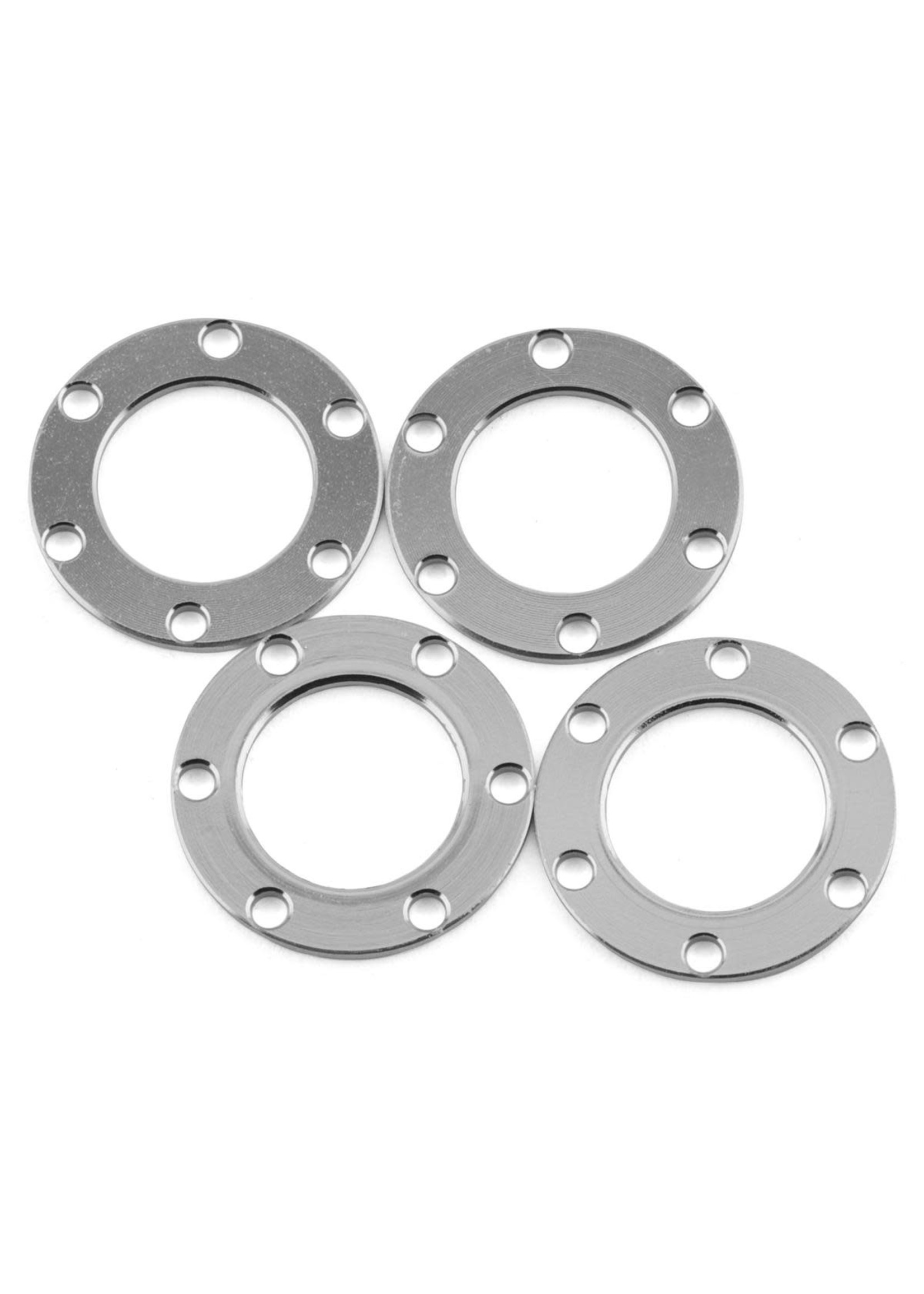 Samix SAMSCX24-6670BK Samix SCX24 Aluminum & Brass Adjustable Offset 1.0" Beadlock Wheels (Black) (4)