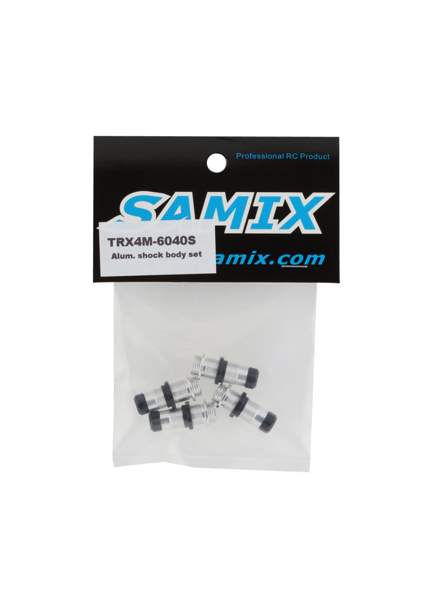 Samix SAMTRX4M-6040-SL Samix TRX-4M Aluminum Shock Body Full Set (Silver) (4)