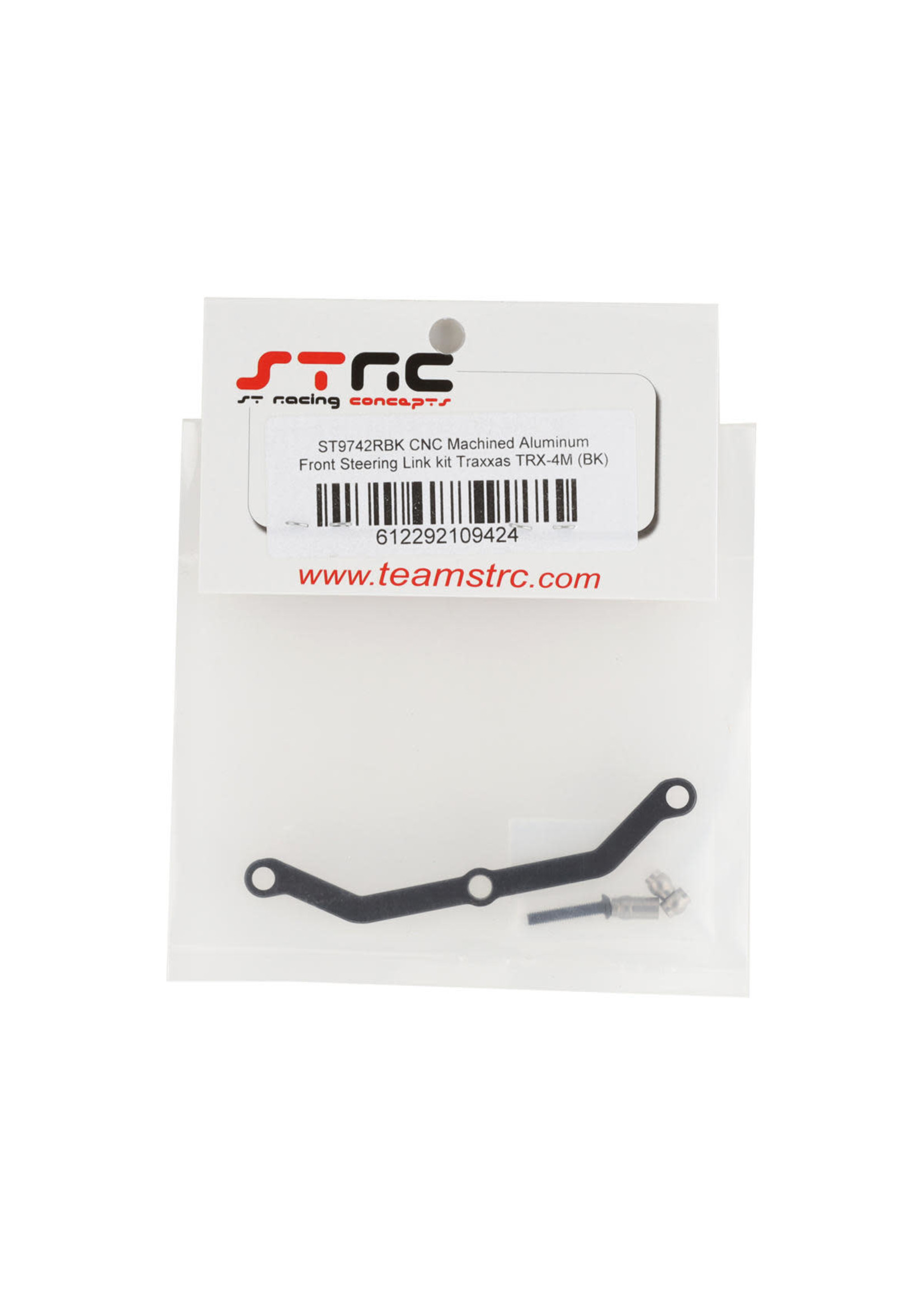 ST Racing Concepts SPTST9742RBK ST Racing Concepts Traxxas TRX-4M Aluminum Front Steering Link (Black)
