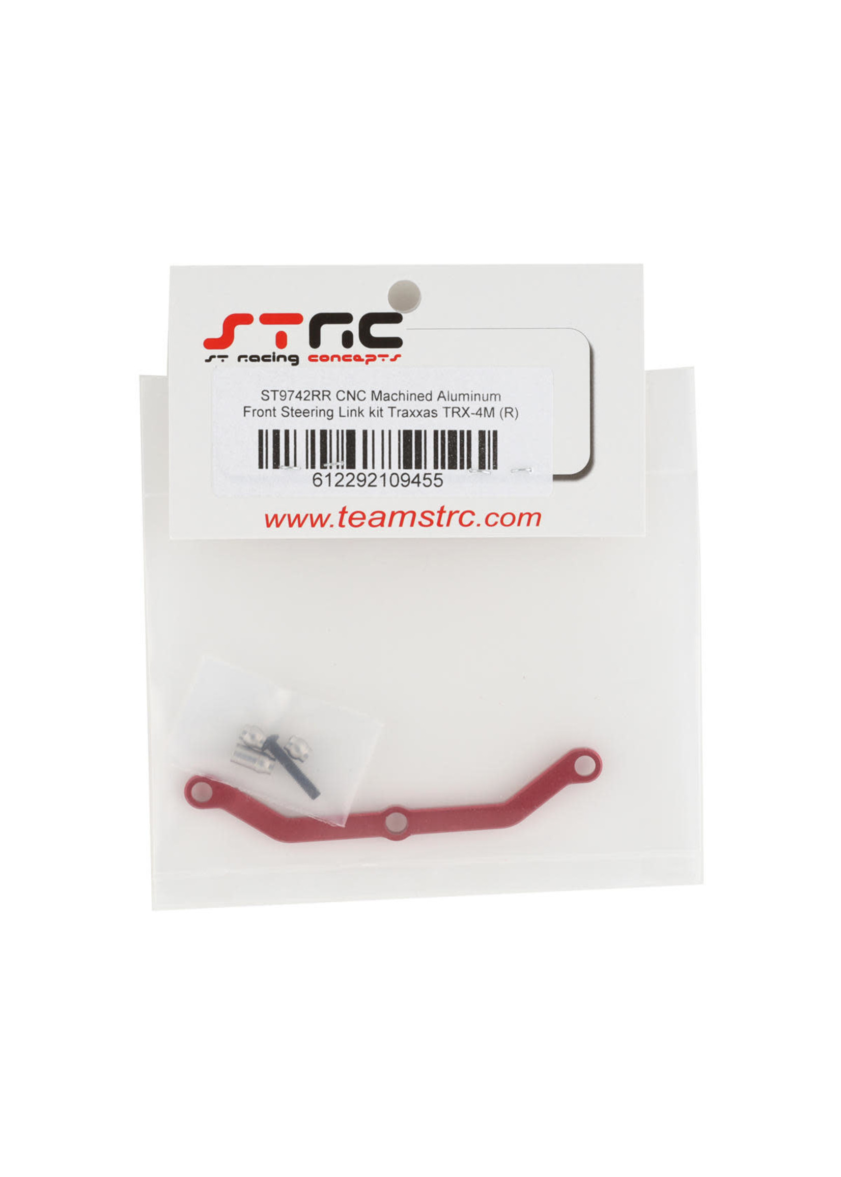 ST Racing Concepts SPTST9742RR ST Racing Concepts Traxxas TRX-4M Aluminum Front Steering Link (Red)