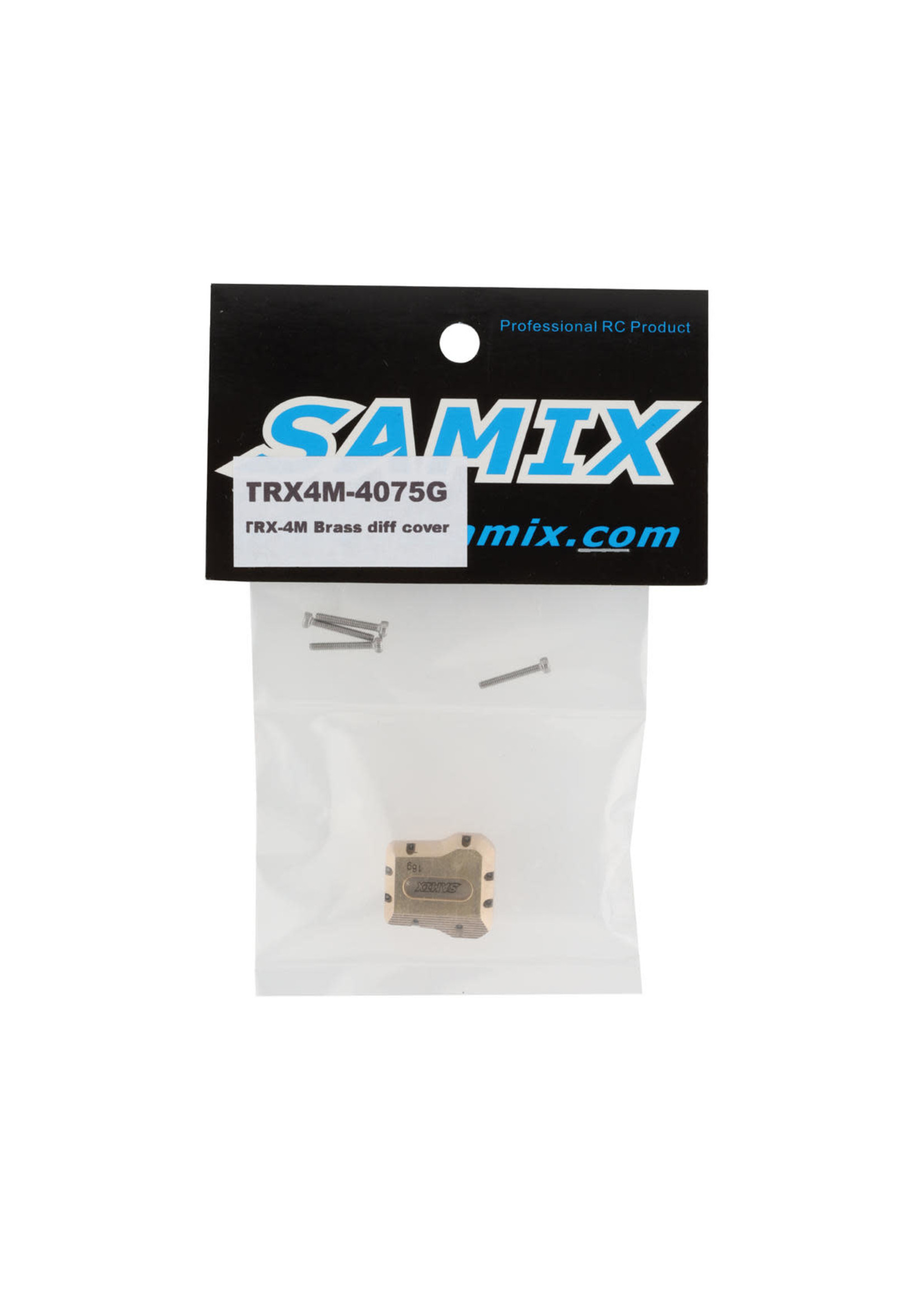 Samix SAMTRX4M-4075G Samix TRX-4M Brass Differential Cover (Gold) (16g)
