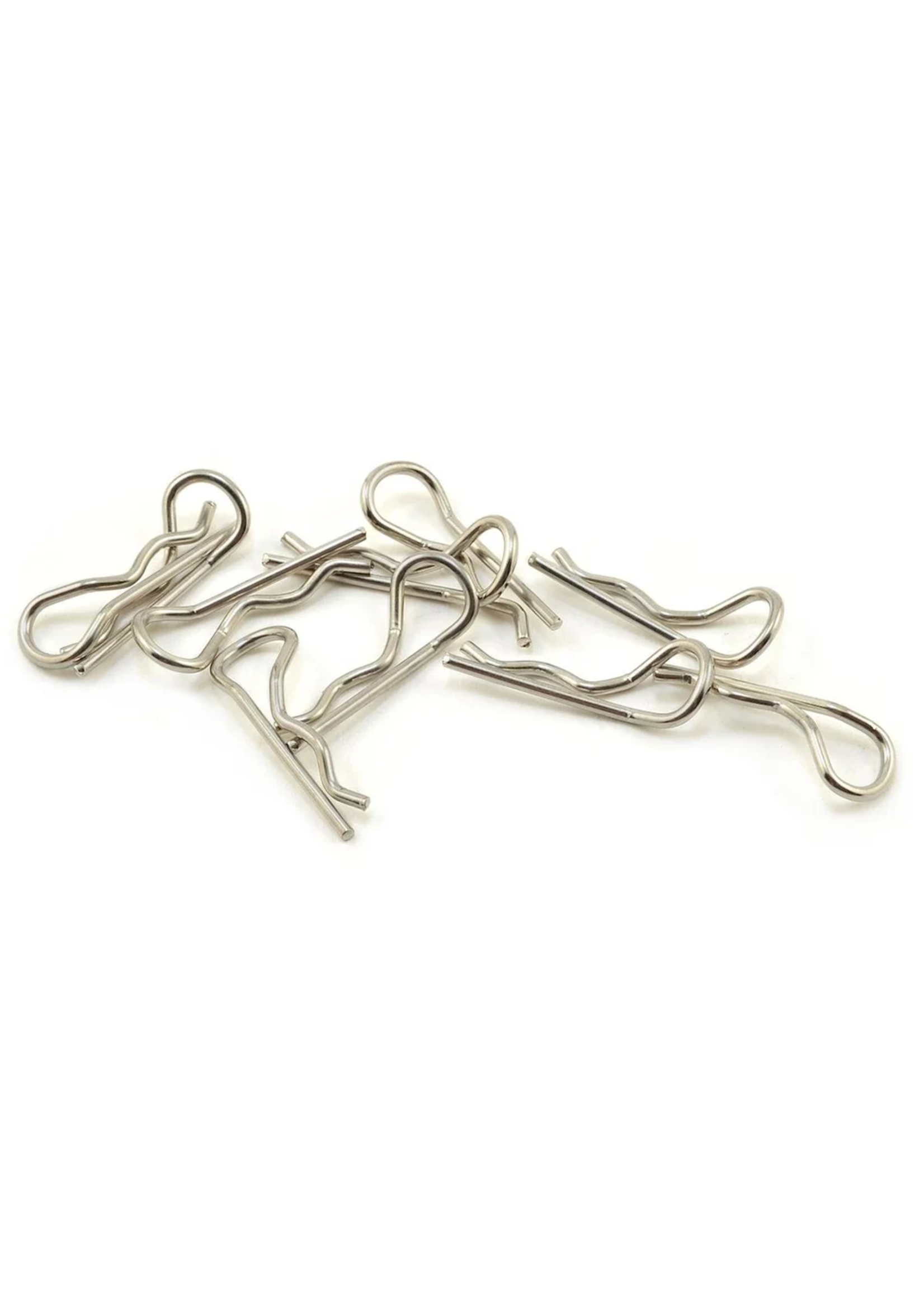 ProTek RC PTK-8704 ProTek RC Standard Bent Body Clip (10) (1/10 Scale)