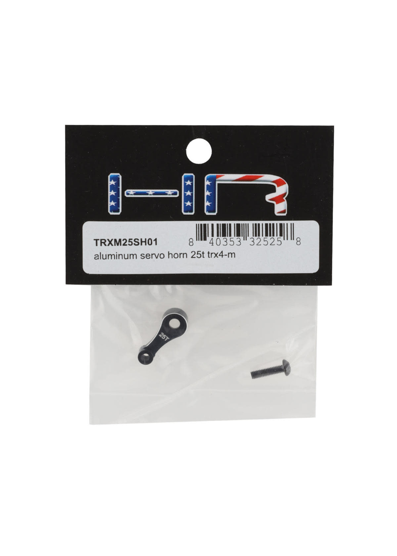 Hot Racing HRATRXM25SH01 Hot Racing Traxxas TRX-4M Aluminum Servo Horn (Black) (25T)