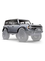 Traxxas Body, Ford Bronco, complete, Iconic Silver (painted)