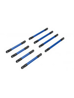 Traxxas Suspension Link Set Front and Rear Blue Aluminum