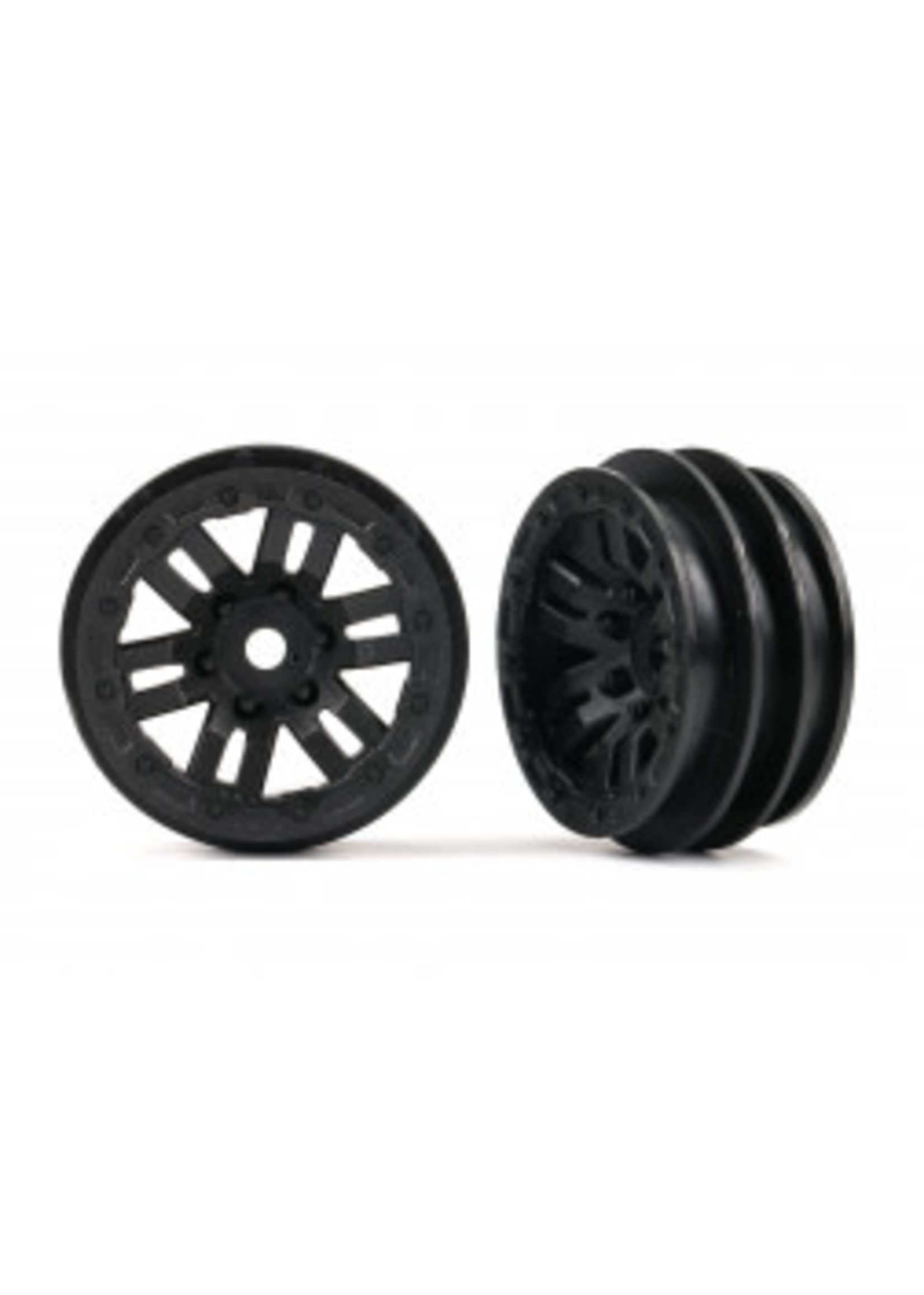 Traxxas 9768 Wheels Black 1.0 (2)