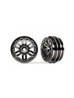 Traxxas Wheels Black Chrome 1.0 (2)