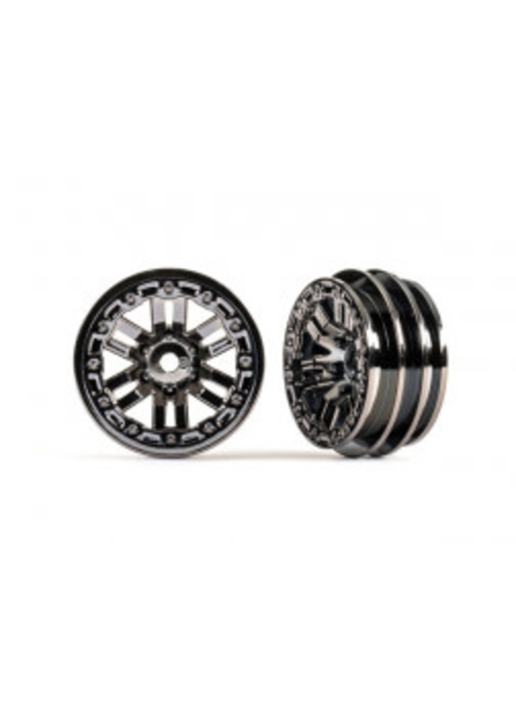 Traxxas 9768-BLKCR Wheels Black Chrome 1.0 (2)