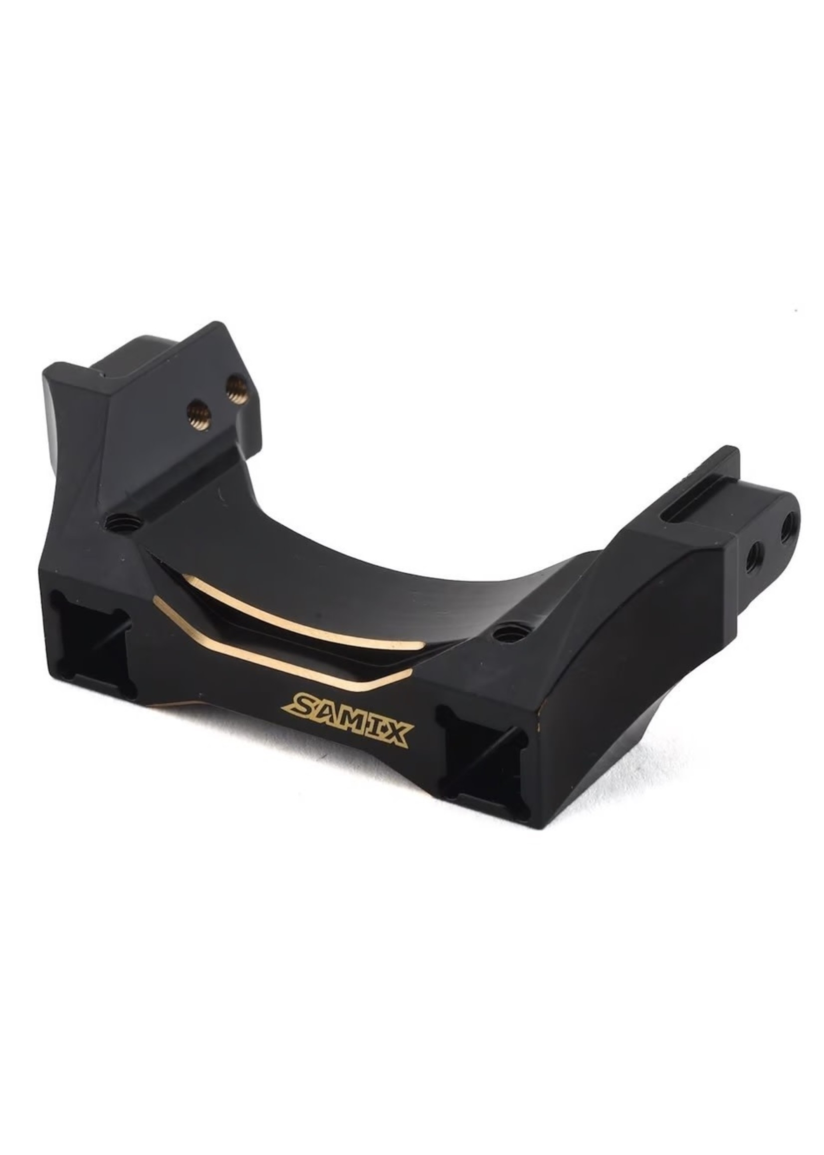 Samix Samix Traxxas TRX-4 Brass Rear Bumper Mount Set (Black)