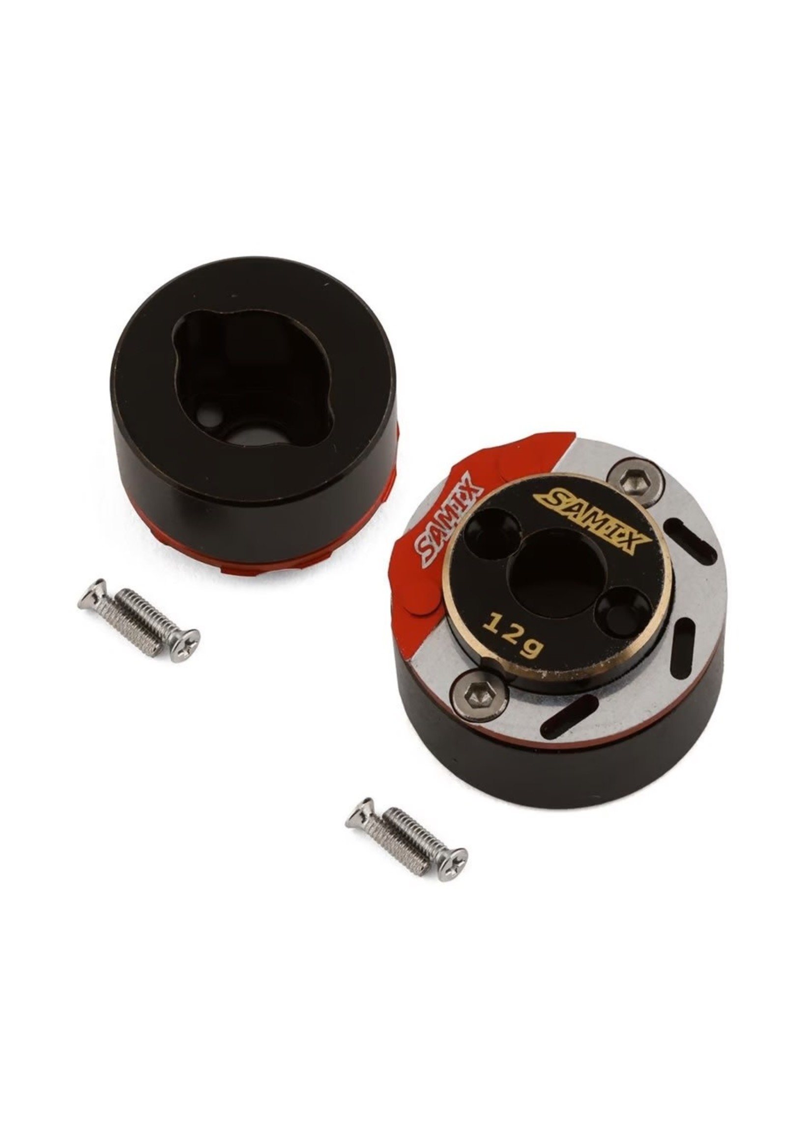 Samix Samix SCX24 Brass Rear Brake Adapter Set w/Brake Rotor