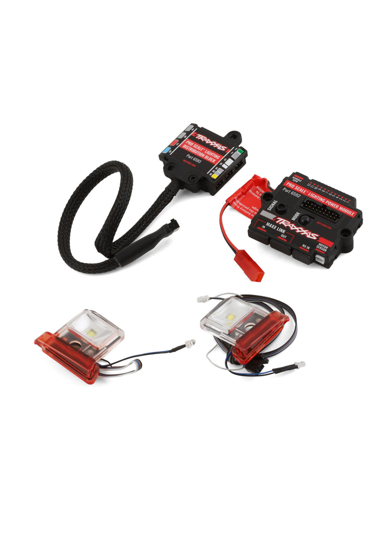 Traxxas Pro Scale® LED light set, TRX-4® Ford Bronco (1979) or Ford F-150 (1979), complete with power module (contains headlights, tail lights, side marker lights, & distribution block) (fits #8010 or 9230 series bodies)