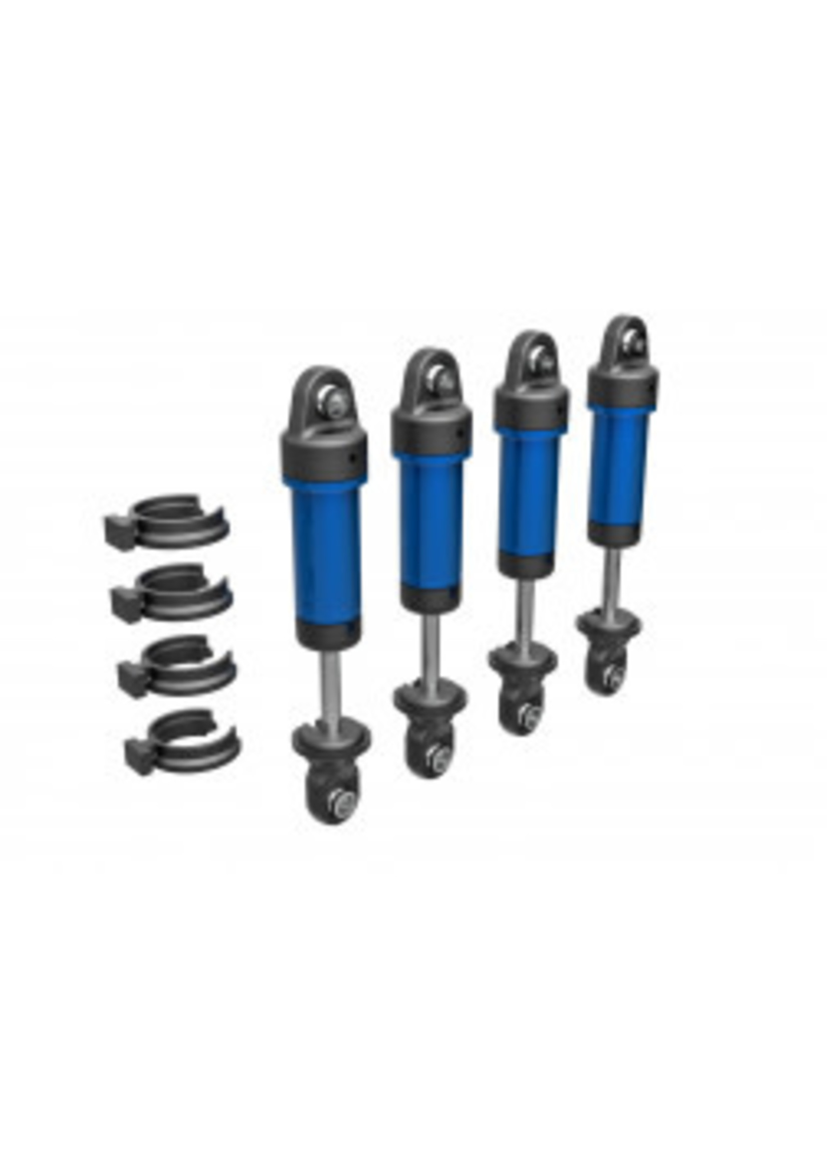 Traxxas 9764-BLUE Shocks without  Springs Blue