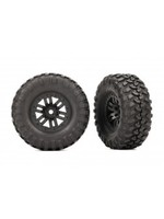 Traxxas Canyon Trail 1.0 Tires on Black Wheels (2)