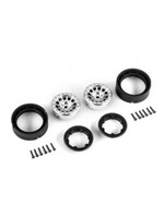 Traxxas Wheels, Method 105 1.0 Beadlock Satin Chrome (2)