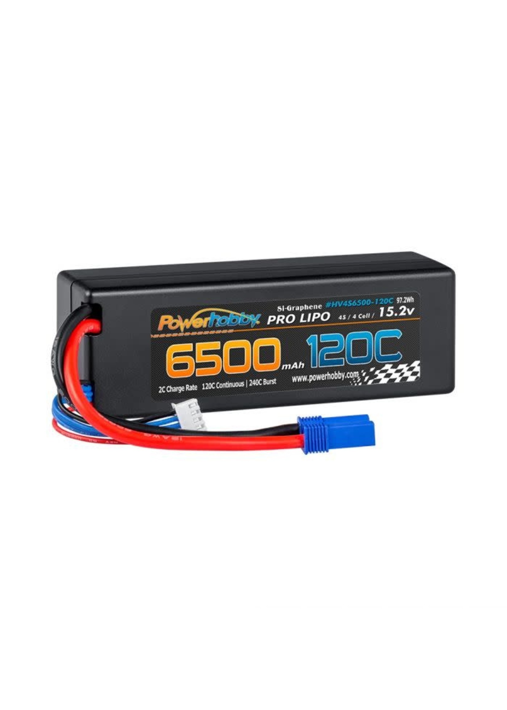 Power Hobby Powerhobby 4S HV GRAPHENE 15.2V 6500mah 120C Lipo Battery EC5 Plug Hard Case LCG