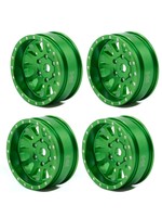 Power Hobby Powerhobby Axial SCX24 C10 Jeep Deadbolt Aluminum Beadlock Wheels Rims Green
