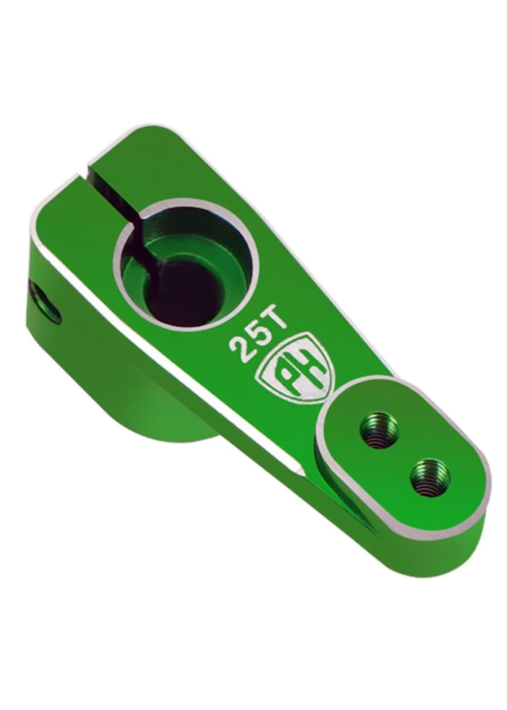 Power Hobby PHSCX24754-Green Power hobby Aluminum Micro Servo Horn 25T Fits 59MG SX107 Reefs 99 Green