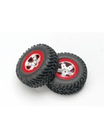 Traxxas Traxxas 2.2/3.0 Tire w/SCT Rear Wheel (2) (Satin Chrome) (Standard)