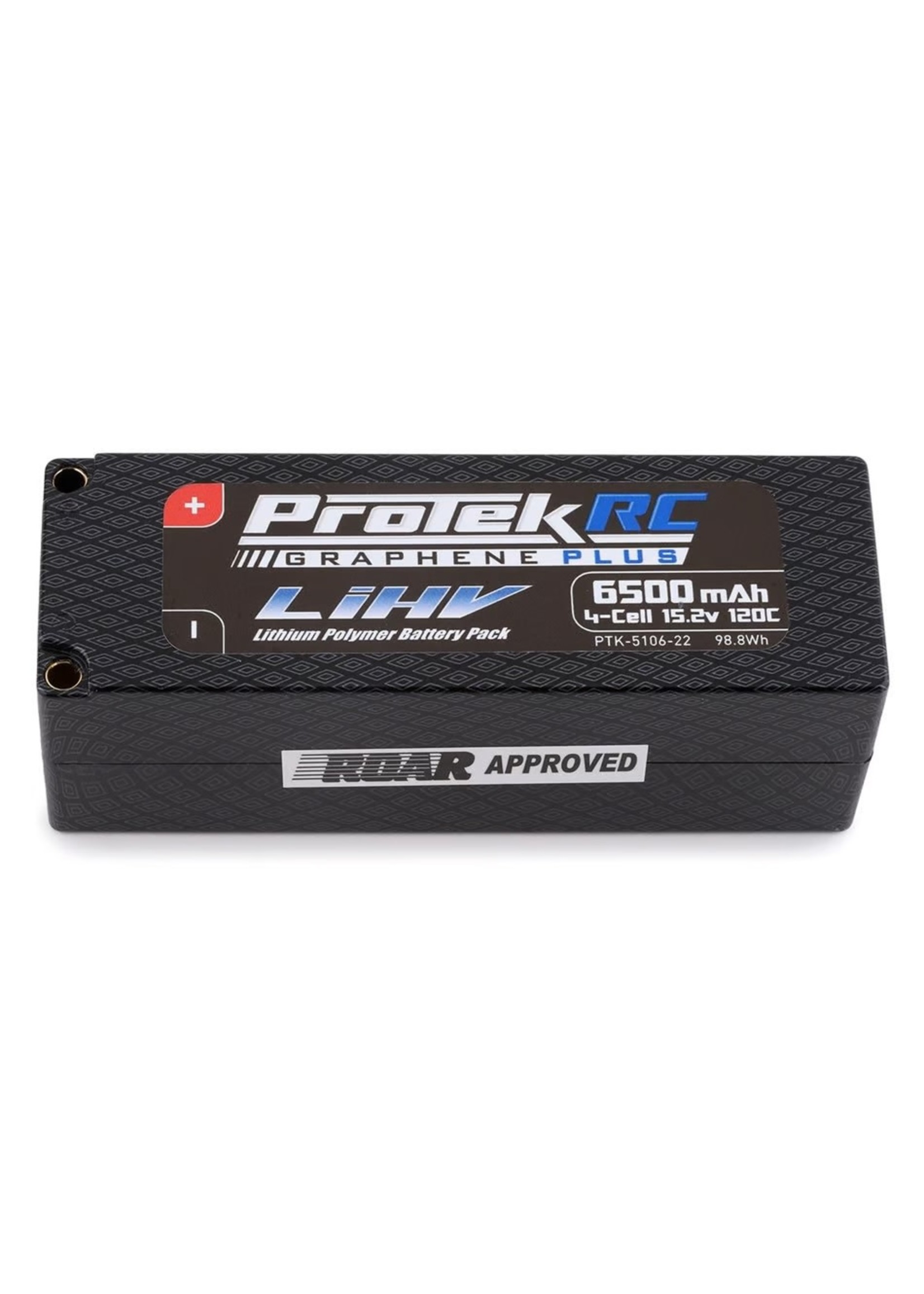 ProTek RC ProTek RC 4S 120C Low IR Si-Graphene + HV LiPo Battery (15.2V/6500mAh) w/5mm Connector (ROAR Approved)