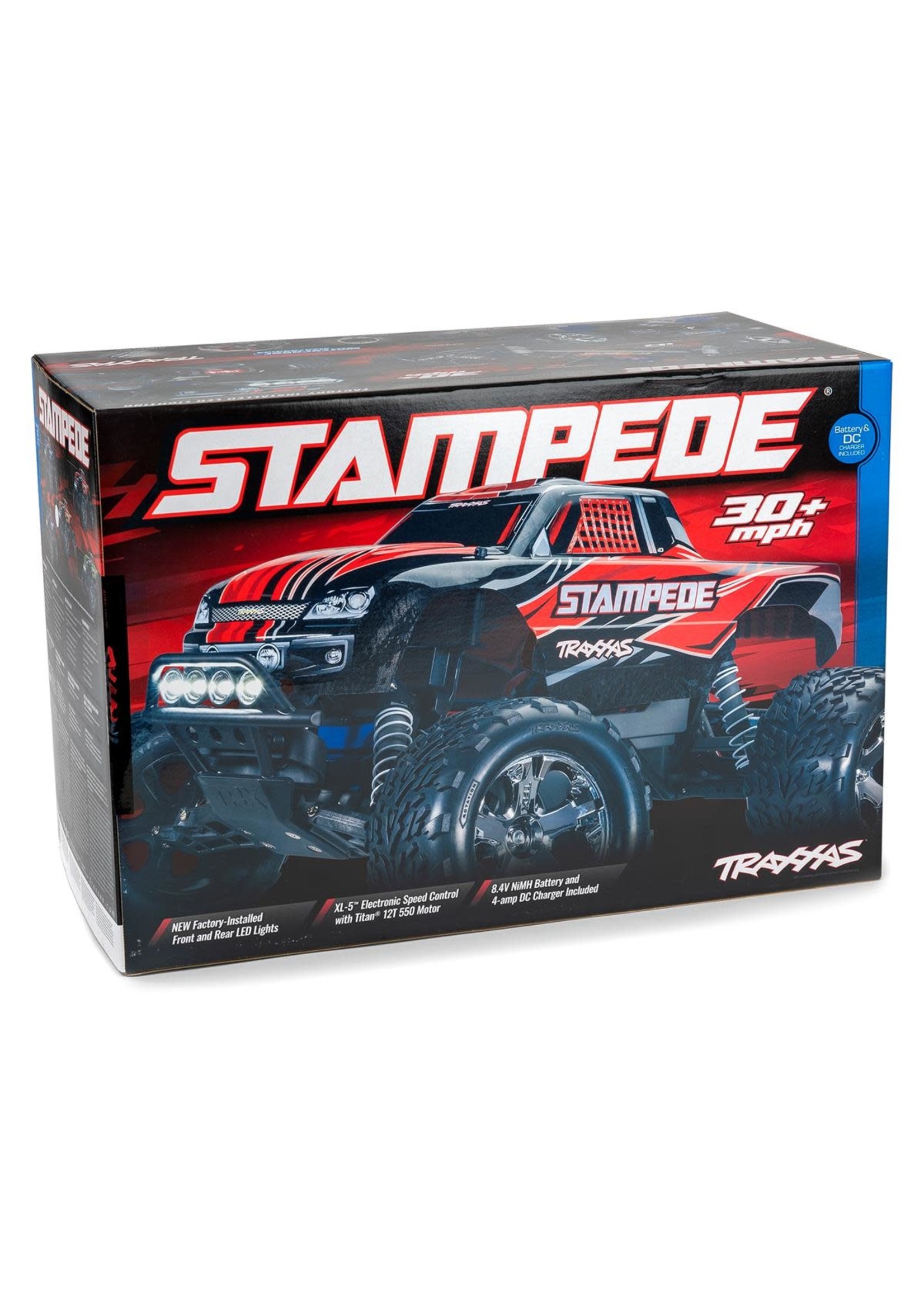 Traxxas Traxxas Stampede 1/10 RTR Monster Truck (Purple) w/LED Light Set, TQ 2.4GHz Radio, Battery & DC Charger