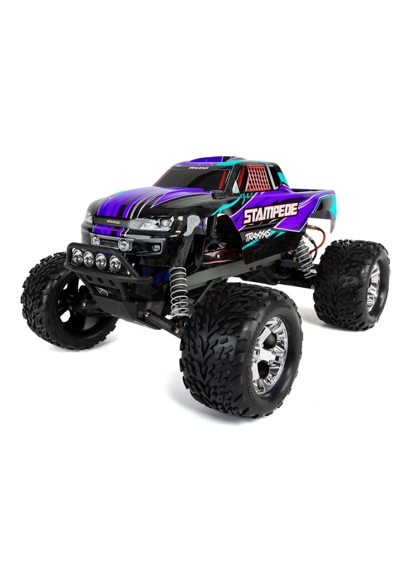 Traxxas Traxxas Stampede 1/10 RTR Monster Truck (Purple) w/LED Light Set, TQ 2.4GHz Radio, Battery & DC Charger