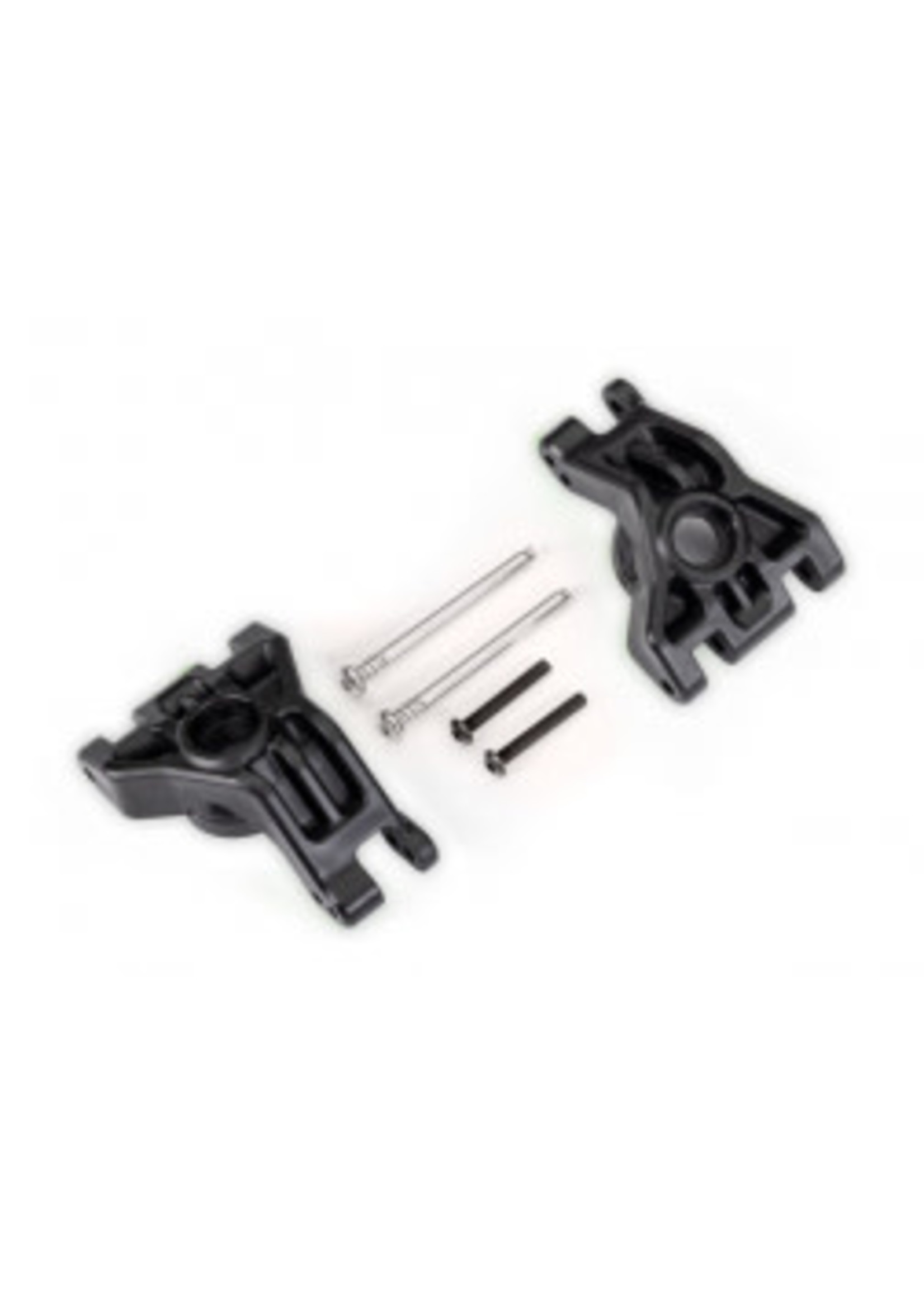 Traxxas 9050 Carriers, stub axle, rear, extreme heavy duty, black (left & right)