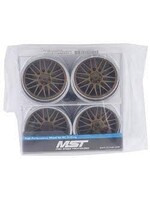 MST MST S-GD LM 21 Wheel Set (Gold) (4) (Offset Changeable) w/12mm Hex