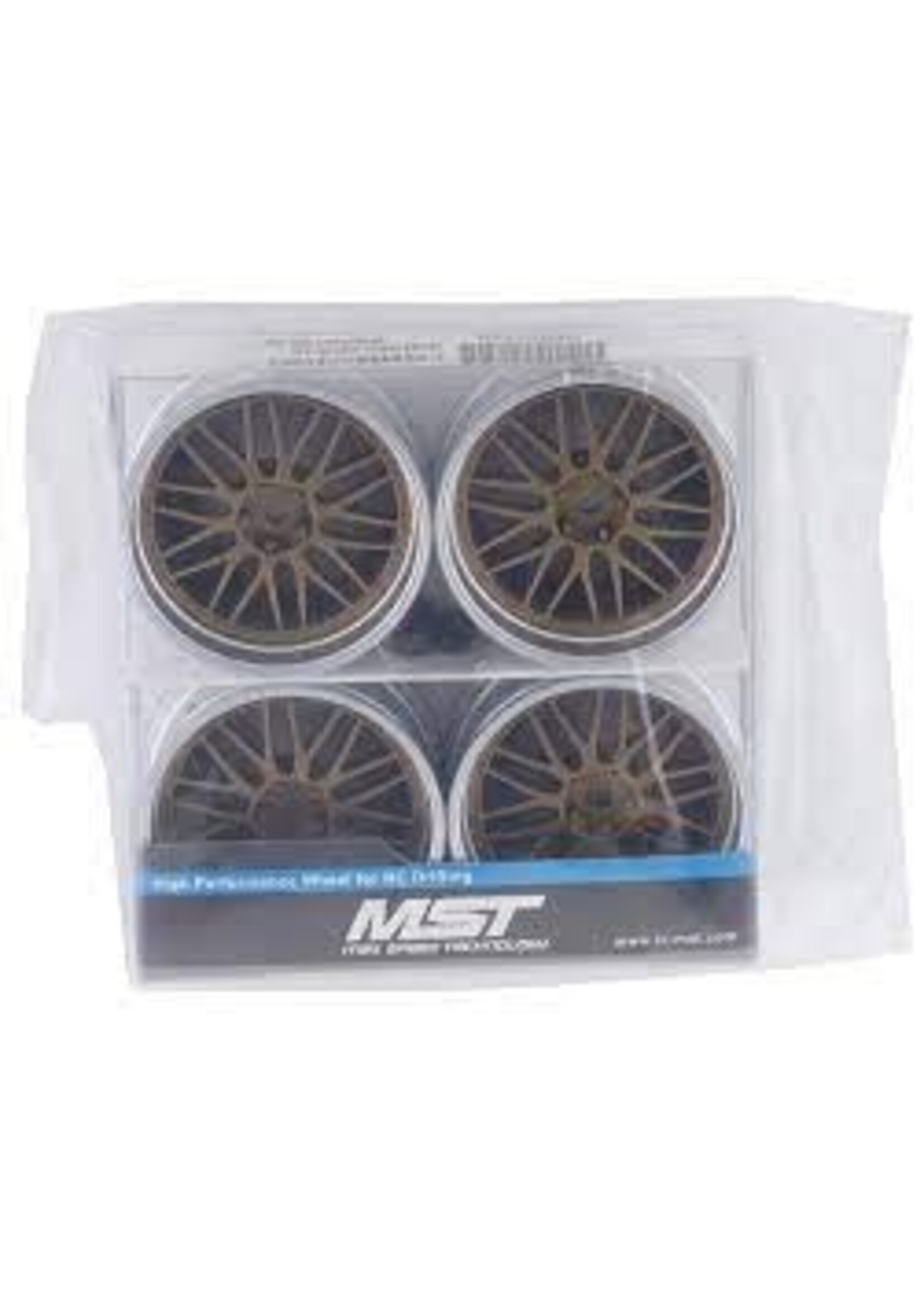 MST MXS-832101GD MST S-GD LM 21 Wheel Set (Gold) (4) (Offset Changeable) w/12mm Hex