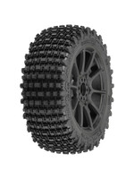 Pro-Line Pro-Line Gladiator Pre-Mounted 1/8 Buggy Tires (2) (Black) (M2) w/Mach 10 Wheel