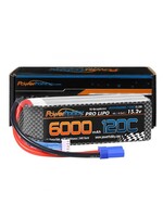 Power Hobby Powerhobby 4s 15.2v 6000MAH 120C Graphene + HV Lipo Battery EC5 Plug Soft Case