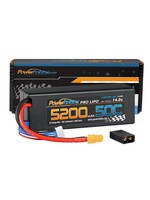 Power Hobby Powerhobby 4s 14.8v 5200mah 50c Lipo Battery w XT60 + Adapter Plug Hard Case LCG