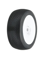 Pro-Line 1/8 Convict S3 Front/Rear Buggy Tires Mounted 17mm White Wheels (2)