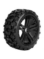 Power Hobby Powerhobby Raptor 1/8 Buggy Belted All Terrain Mounted Tires 17MM Claw Wheels