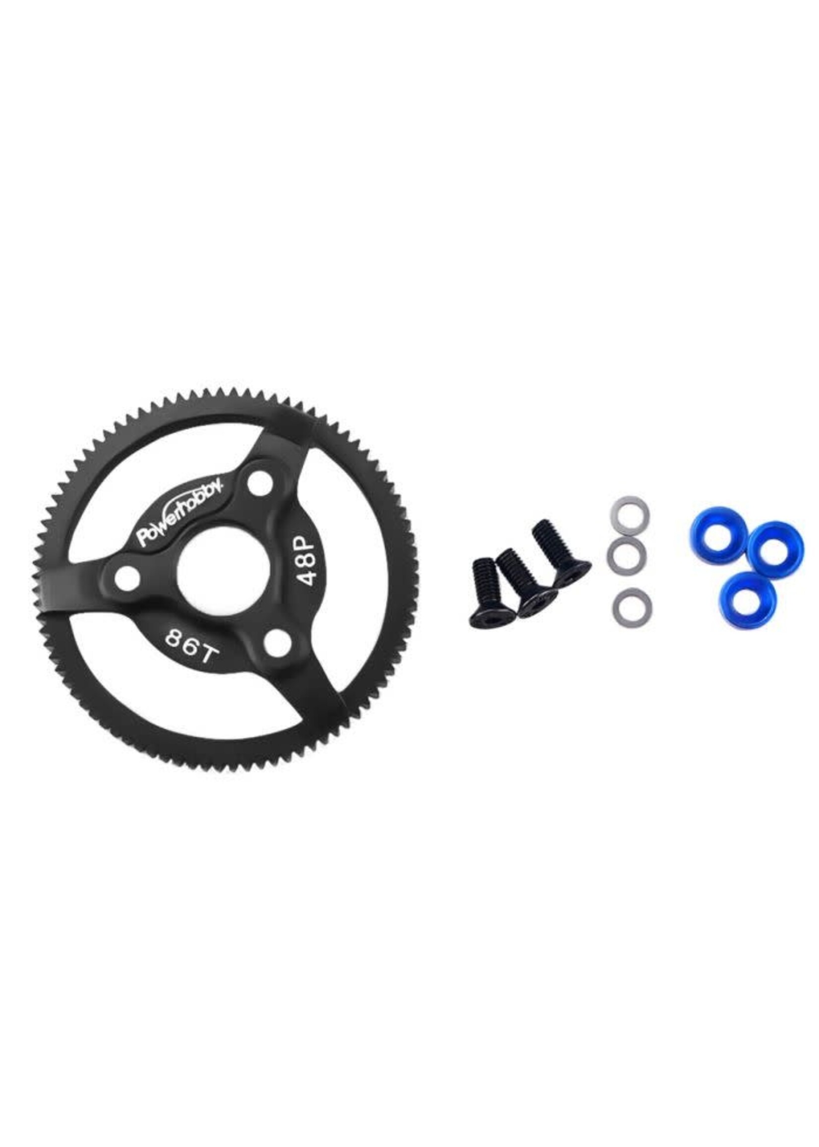 Power Hobby PHBTRX506 Powerhobby 86T 46P Hardened Steel Spur Gear FOR Traxxas Slash Stampede 2WD Bandit