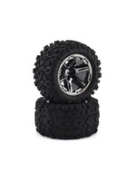 Traxxas Traxxas Talon EXT 2.8" Pre-Mounted Tires w/RXT Wheels (2) (Black Chrome)