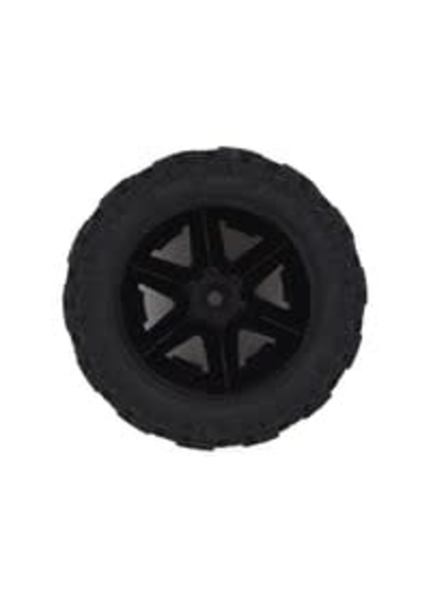 Traxxas 6773x Traxxas Talon EXT 2.8" Pre-Mounted Tires w/RXT Wheels (2) (Black Chrome)