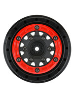 Pro-Line Pro-Line Raid Bead-Loc 2.2/3.0" Short Course Wheels (Red/Black) (2) w/12mm & 14mm Removable Hex