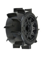 Pro-Line Pro-Line 30 Series Sand Paw LP 2.8 w/Raid Electric Rear Wheels (2) (Black) (Z3)