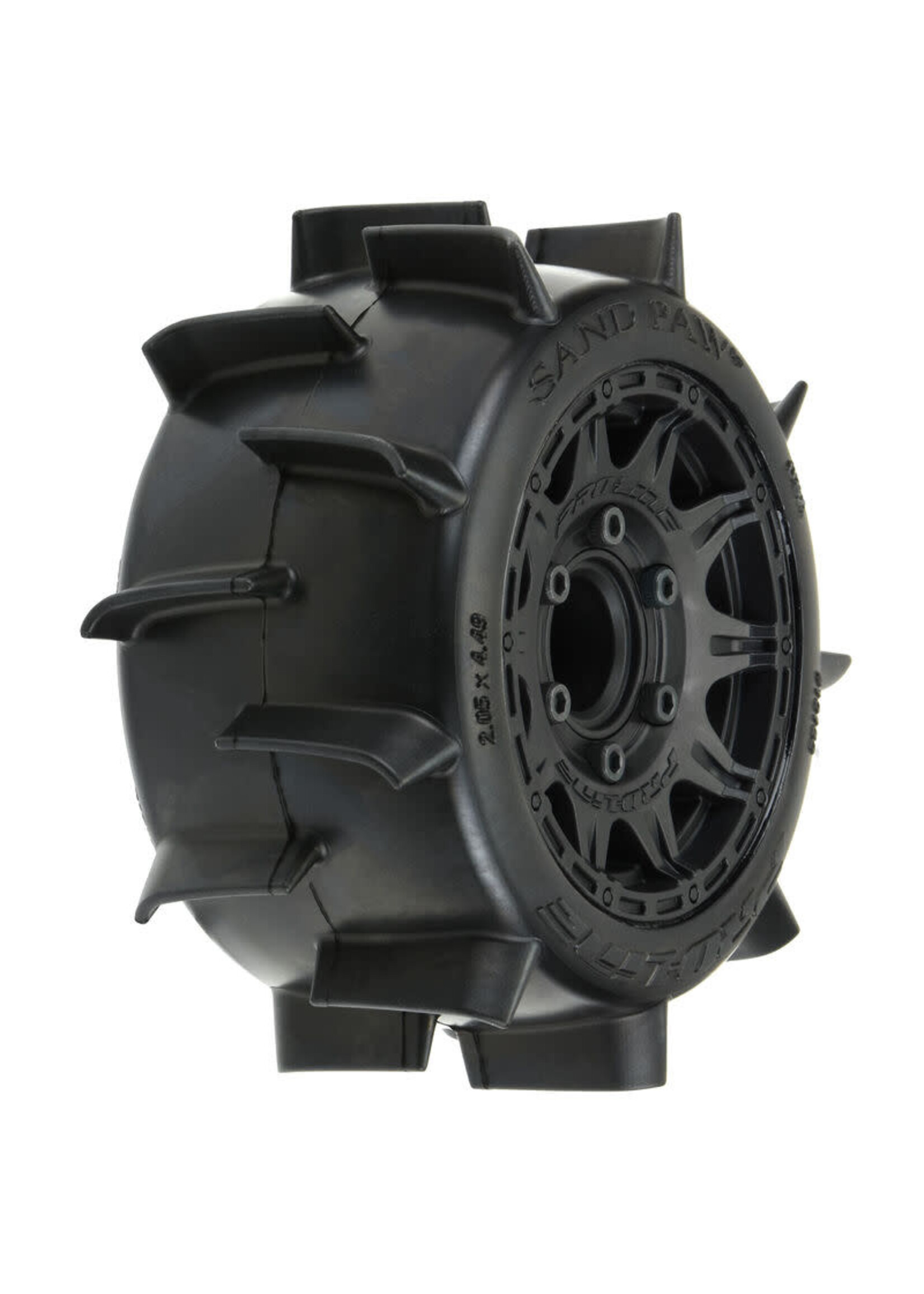 Pro-Line PRO1016010 Pro-Line 30 Series Sand Paw LP 2.8 w/Raid Electric Rear Wheels (2) (Black) (Z3)