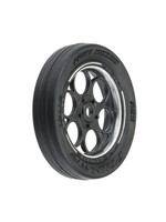 Pro-Line Pro-Line 1/16 Front Runner Front MTD No-Prep Drag Tires (Black/Silver) (2) w/8mm Wheel Hex