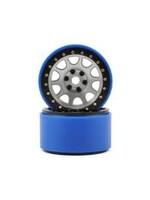 SSD SSD RC 2.2 D Hole PL Beadlock Wheels (Silver) (2) (Pro-Line Tires)