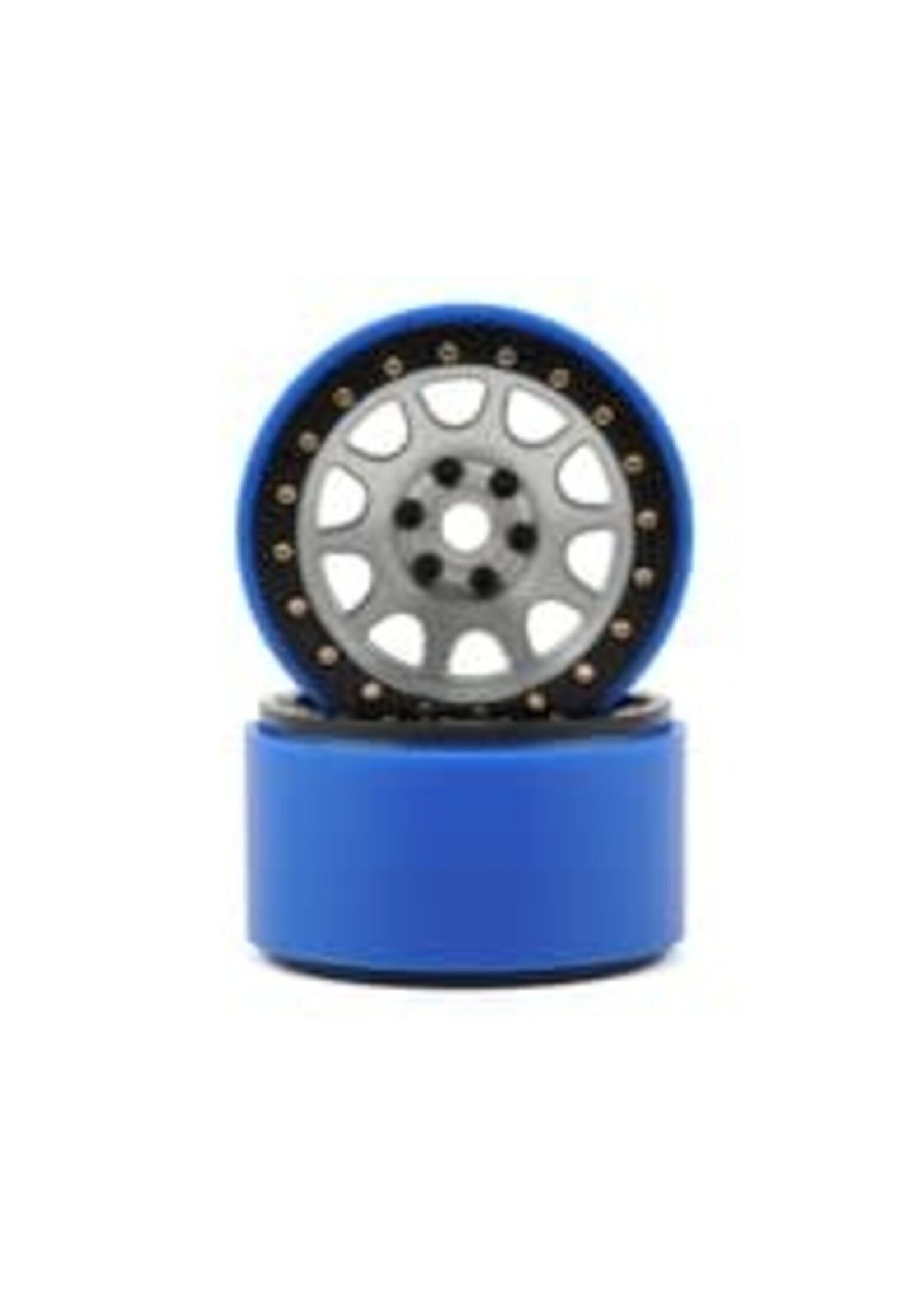 SSD SSD00154 SSD RC 2.2 D Hole PL Beadlock Wheels (Silver) (2) (Pro-Line Tires)