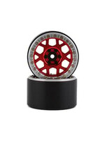 SSD SSD RC 2.2” Boxer Beadlock Wheels (Red) (2)