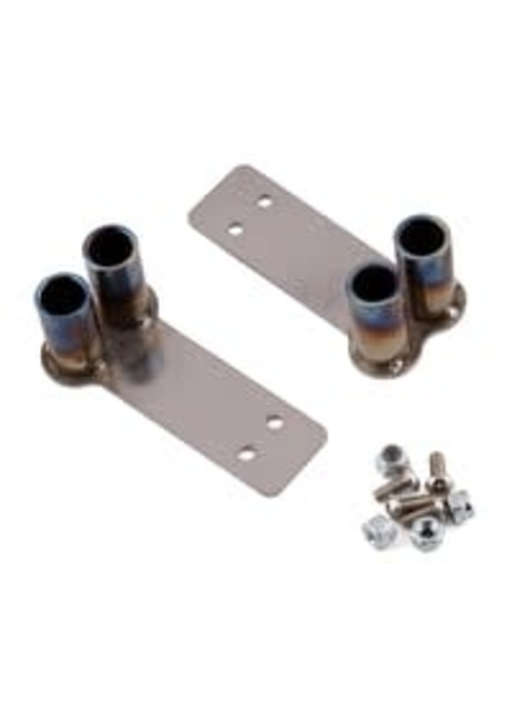 Yeah Racing YEA-YA-0629 Yeah Racing 1/10 Stainless Steel Dual Exhaust Tips (2) (Silver)