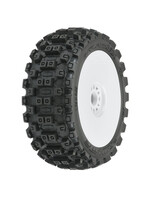 Pro-Line PROLINE 1/8 Badlands MX M2 Front/Rear Buggy Tires Mounted 17mm White (2) Item No.