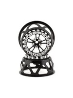 SSD SSD RC V Spoke Lightweight Drag Rear Main Wheel Inserts (Black) (2)
