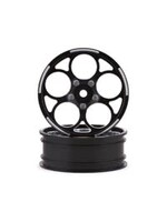 SSD SSD RC 5 Hole Aluminum Front 2.2” Drag Racing Wheels (Black) (2)