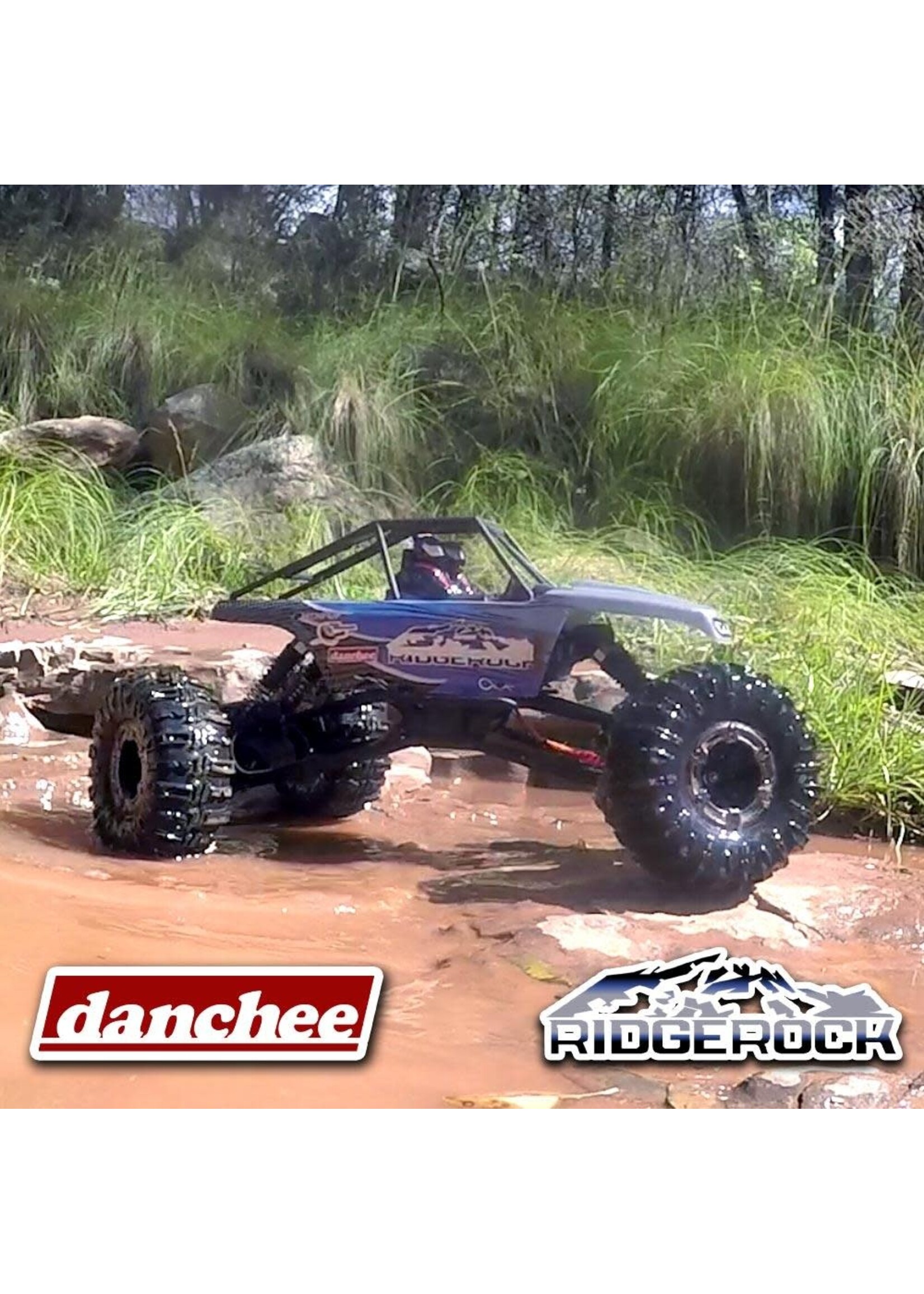 Redcat Racing Danchee Ridgerock RC Crawler - 4 Wheel Steering - 1:10 Brushed Rock Crawler