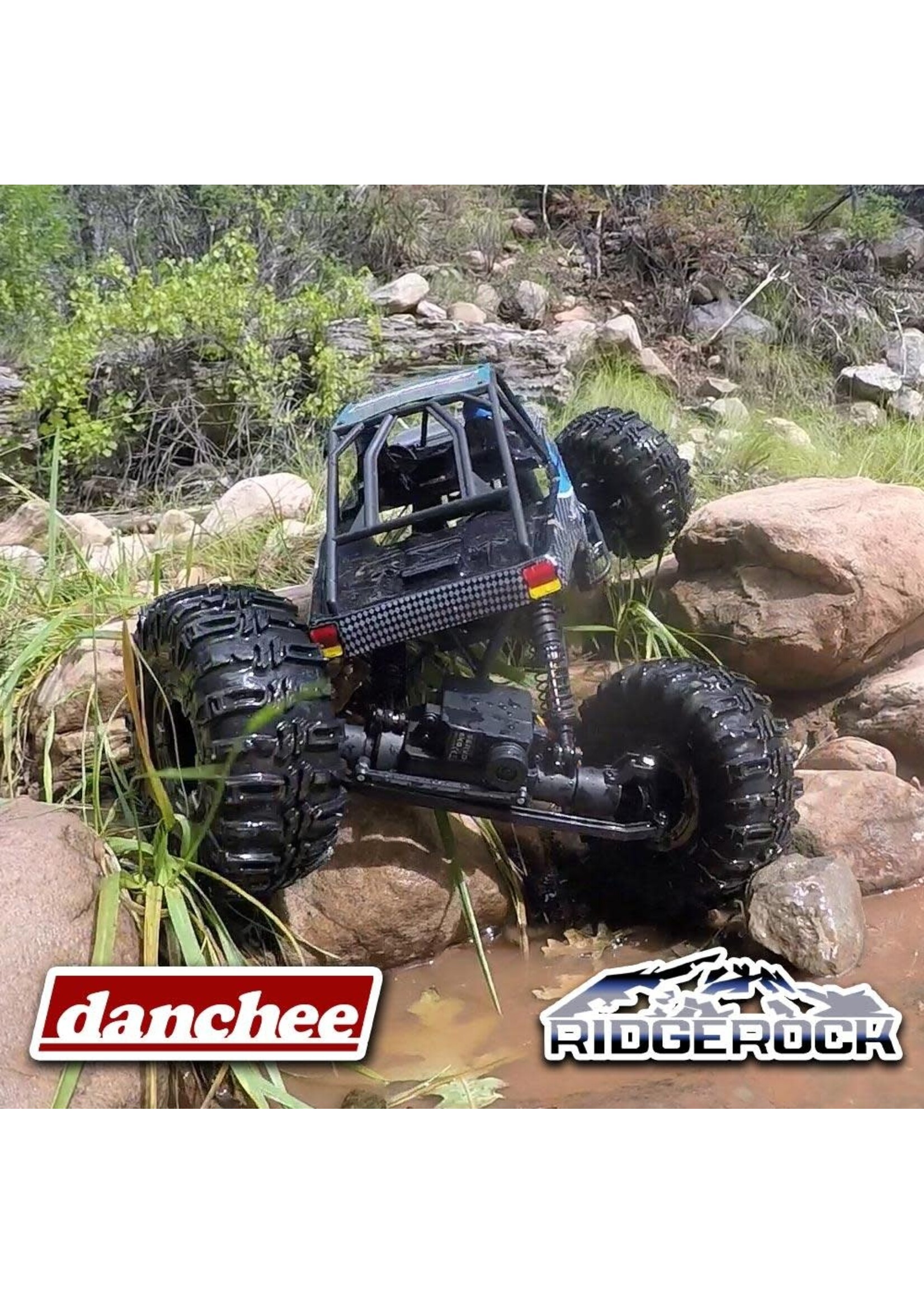 Redcat Racing Danchee Ridgerock RC Crawler - 4 Wheel Steering - 1:10 Brushed Rock Crawler