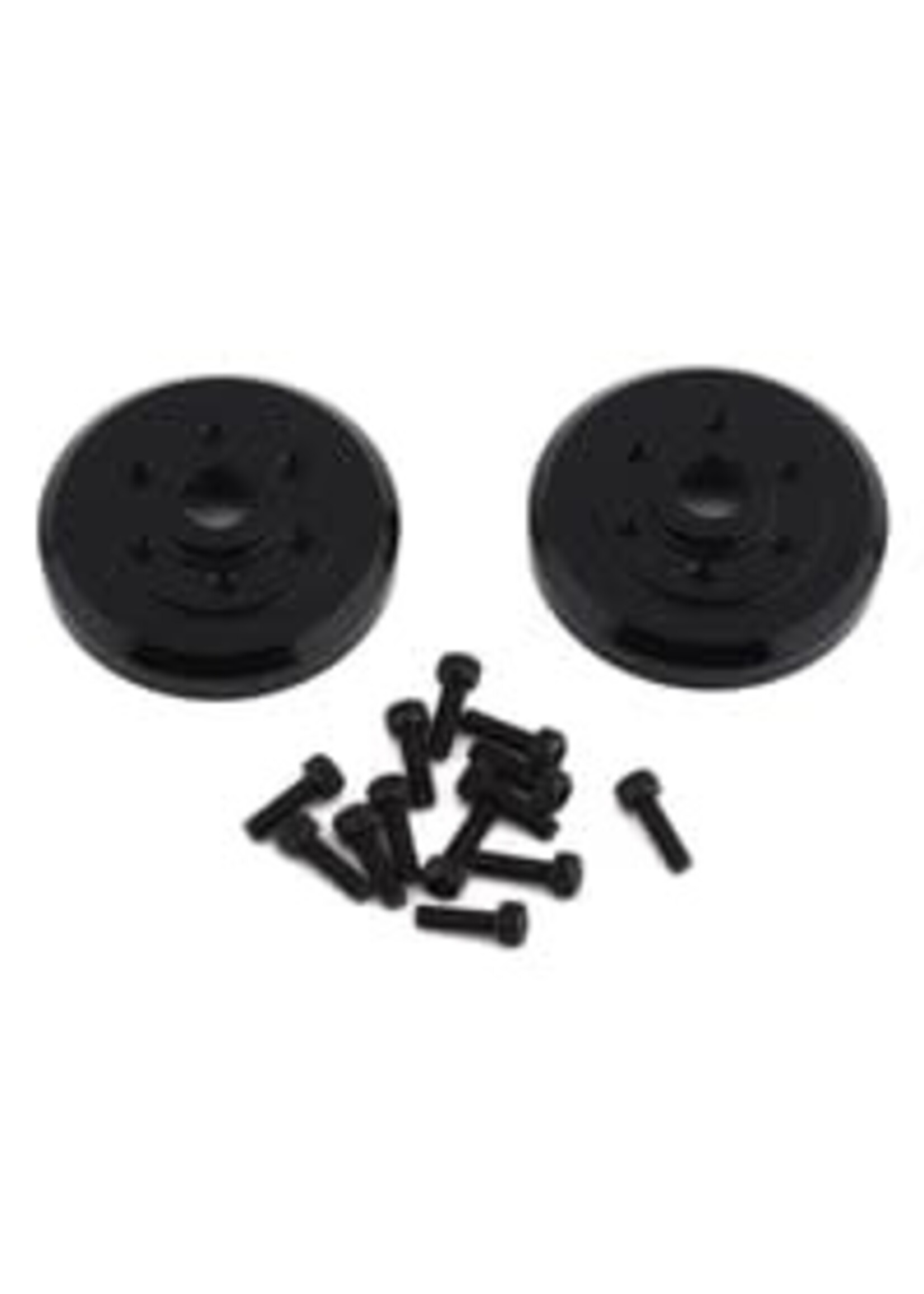 SSD SSD00279 SSD RC Brass Wheel Hubs (Black) (2)